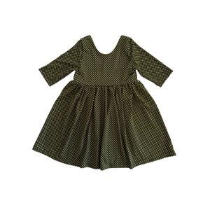 Peyper Kids Olive Polka Dot Dress Size 3T
